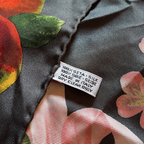 Mantero Collection Floral Large Silk Scarf - Picture 3 of 16